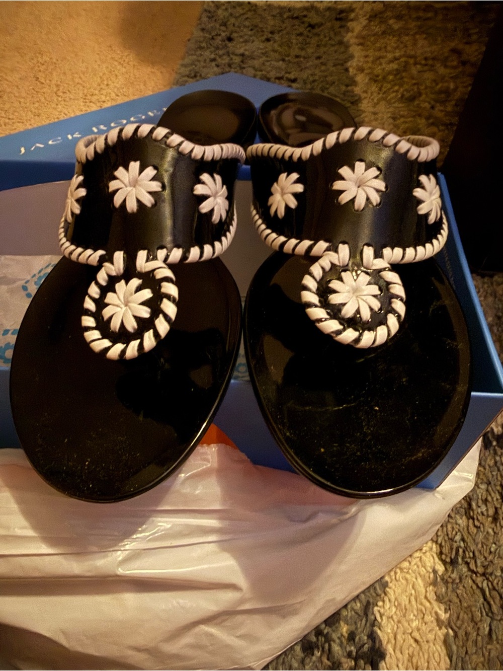 Jack rogers sandals size 8